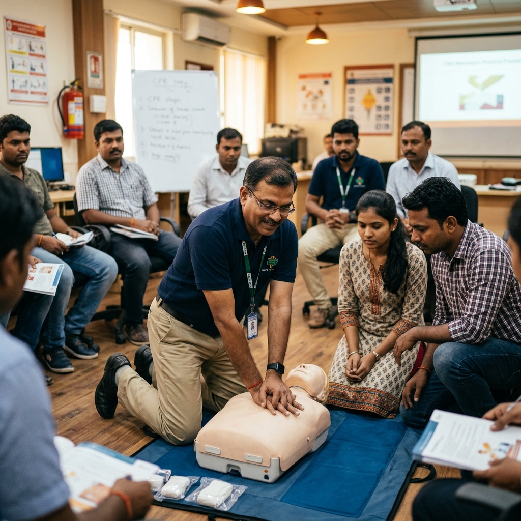 First-aid training