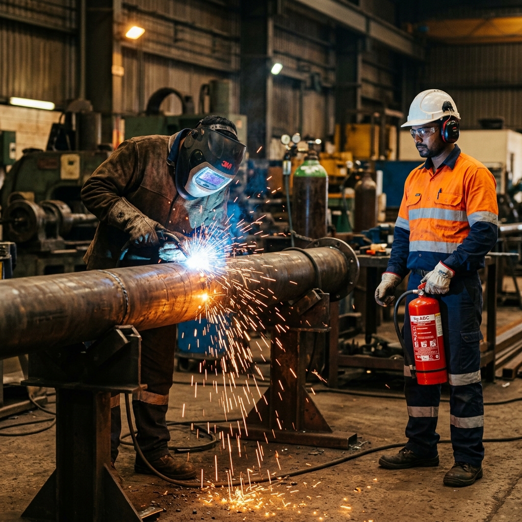 Hot work safety training